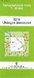 Topographische Karte Baden-Württemberg Ühlingen-Birkendorf