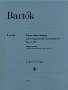 Béla Bartók, László Somfai - Béla Bartók - Improvisationen über ungarische Bauernlieder op. 20