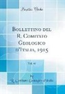 R. Comitato Geologico D'Italia - Bollettino del R. Comitato Geologico d'Italia, 1915, Vol. 45 (Classic Reprint)