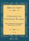 Library of Congress - Catalogue of Copyright Entries, Vol. 19