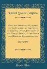 United States Congress - Obituary Addresses Delivered on the Occasion of the Death of Zachary Taylor, President of the United States, in the Senate and House of Representatives