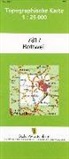 Topographische Karte Baden-Württemberg Rottweil