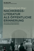 Helmu Peitsch, Helmut Peitsch - Nachkriegsliteratur als öffentliche Erinnerung: Deutsche Vergangenheit im europäischen Kontext