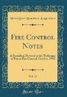 United States Department Of Agriculture - Fire Control Notes, Vol. 23