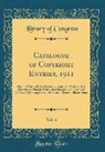 Library of Congress - Catalogue of Copyright Entries, 1911, Vol. 6
