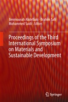 Benmounah Abdelbaki, Brahi Safi, Brahim Safi, Mohamed Saidi, Mohammed Saidi - Proceedings of the Third International Symposium on Materials and Sustainable Development