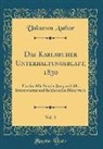 Unknown author - Das Karlsruher Unterhaltungsblatt, 1830, Vol. 3
