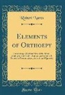 Robert Nares - Elements of Orthoepy