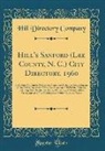 Hill Directory Company - Hill's Sanford (Lee County, N. C.) City Directory, 1960