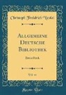 Christoph Freidrich Nicolai - Allgemeine Deutsche Bibliothek, Vol. 44