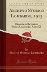 Società Storica Lombarda - Archivio Storico Lombardo, 1913, Vol. 19