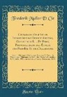 Frederik Muller Et Cie - Catalogue d'une Vente Importante de Dessins Anciens, Collection R..., De Paris, Principalement des Écoles des Pays-Bas Et de l'Allemagne