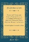 F. Girolamo Corio - Poesie di F. Girolamo Corio, Giorgio Giulini, C. Andrea Ottolina, L. Marliani, Giuseppe Parini, Giuseppe Bossi, e di Anonimi