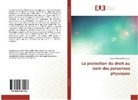 Joseph Maurice Moukoue - La protection du droit au nom des personnes physiques