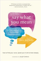 Joseph Goldstein, Oren Sofer, Oren J. Sofer, Oren Jay Sofer, Oren Soffer - Say What You Mean