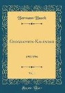Hermann Haack - Geographen-Kalender, Vol. 1