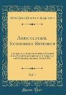 United States Department Of Agriculture - Agricultural Economics Research, Vol. 7