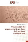 Armand Paul Béh Biyogo - Organisation des enseignements en classe de français au Collège&Lycée