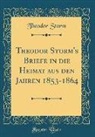 Theodor Storm - Theodor Storm's Briefe in die Heimat aus den Jahren 1853-1864 (Classic Reprint)