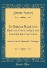Johann Nestroy - Zu Ebener Erde und Erster Stock, oder die Launen des Glückes