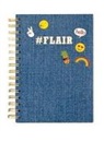 Graphique de France - Hard Bound Journal: Denim Flair - Hardcover-Notizbuch mit stabiler Ringbindung: Denim Flair