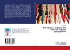 Chao Liu - The Value of Leading the Times of Popular propagation