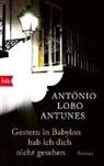 António Lobo Antunes, António Lobo Antunes - Gestern in Babylon hab ich dich nicht gesehen