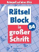 Eberhard Krüger - Rätselblock in großer Schrift. Bd.84