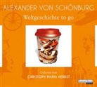 Alexander von Schönburg, Christoph Maria Herbst - Weltgeschichte to go, 4 Audio-CDs (Audio book)