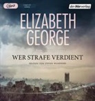Elizabeth George, Stefan Wilkening - Wer Strafe verdient, 3 Audio-CD, 3 MP3 (Audiolibro)