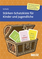 Falk Scholz - Stärken-Schatzkiste für Kinder und Jugendliche, 120 Karten