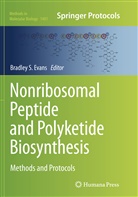 Bradle Evans, Bradley Evans - Nonribosomal Peptide and Polyketide Biosynthesis