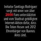 Peter Woeckel - 100 x - Die Toten Hosen in Zahlen