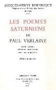 Bornecque, Jacques-Henry Bornecque, Paul Verlaine, Paul Verlaine, Paul (1844-1896) Verlaine - Les Poèmes saturniens de Paul Verlaine