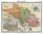 Friedrich Handtke, Haral Rockstuhl, Harald Rockstuhl - Historische Karte: Provinz SCHLESIEN im Deutschen Reich - um 1910 [gerollt]