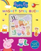 Schwager &amp; Steinlein Verlag, Laura Teller - Peppa Pig Magnet-Spiel-Buch