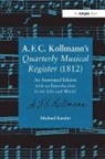 KASSLER, Michael Kassler - A.f.c. Kollmann''s Quarterly Musical Register (1812)
