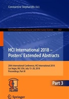 Constantin Stephanidis, Constantine Stephanidis - HCI International 2018 - Posters' Extended Abstracts