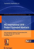 Constantin Stephanidis, Constantine Stephanidis - HCI International 2018 - Posters' Extended Abstracts