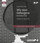 Oskar Maria Graf, Jörg Hube - Wir sind Gefangene. Ein Bekenntnis, 1 Audio-CD, 1 MP3 (Audio book)
