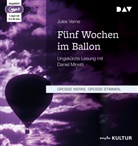 Jules Verne, Daniel Minetti - Fünf Wochen im Ballon, 1 Audio-CD, 1 MP3 (Audio book)