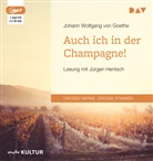 Johann Wolfgang von Goethe, Jürgen Hentsch - Auch ich in der Champagne!, 1 Audio-CD, 1 MP3 (Hörbuch)