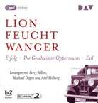 Lion Feuchtwanger, Percy Adlon, Michael Degen, Axel Milberg - Die "Wartesaal"-Trilogie. Erfolg - Die Geschwister Oppermann - Exil, 3 Audio-CD, 3 MP3 (Audiolibro)