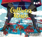 Jonathan Swift, Helmut Krauss, Joachim Nottke, Friedhelm Ptok, Jürgen Thormann, u.v.a. - Gullivers Reisen, 2 Audio-CDs (Audio book)