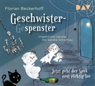 Florian Beckerhoff, Sandra Schwittau - Geschwister-Gespenster - Jetzt geht der Spuk erst richtig los, 2 Audio-CDs (Hörbuch)