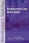 Richard (Emeritus Professor of Law Kidner, Richard Kidner - Blackstone''s Statutes on Employment Law 2018-2019