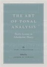 Carl Schachter, Carl (Professor Emeritus Schachter, Joseph N Straus, Joseph N. Straus - Art of Tonal Analysis