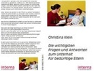 Christina Klein - Die wichtigsten Fragen und Antworten zum Unterhalt für bedürftige Eltern