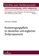 Hermann Dahlitz - Kostentragungspflicht im deutschen und englischen Zivilprozessrecht
