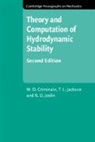 W. O. Criminale, W. O. (University of Washington) Criminale, W. O. (University of Washington) Jackso Criminale, William O. Criminale, Criminale W. O., T. L. Jackson... - Theory and Computation in Hydrodynamic Stability